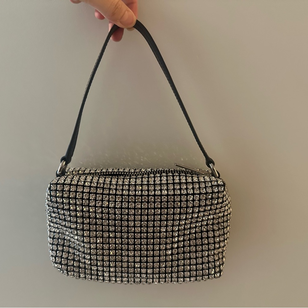 Alexander Wang heiress bag pouch in crystal white